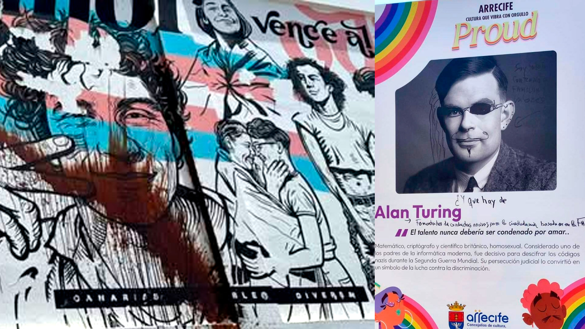 La Asociación Lánzate condena los actos vandálicos contra símbolos LGTBIQ+ durante el periodo del Orgullo en Lanzarote